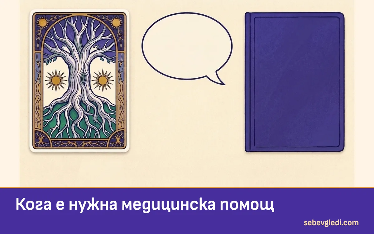 Бележник за медицински въпроси до карта и знак за разговор