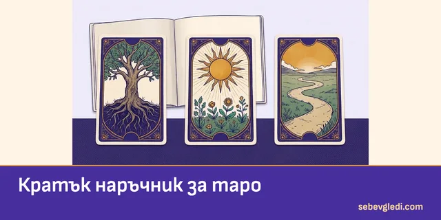 Малък наръчник и три таро карти за начинаещи