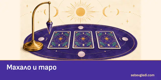 Махало до подредба от три таро карти