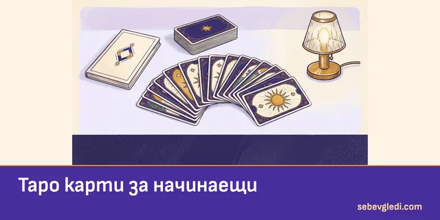 Разтворена таро колода и книга за начинаещи